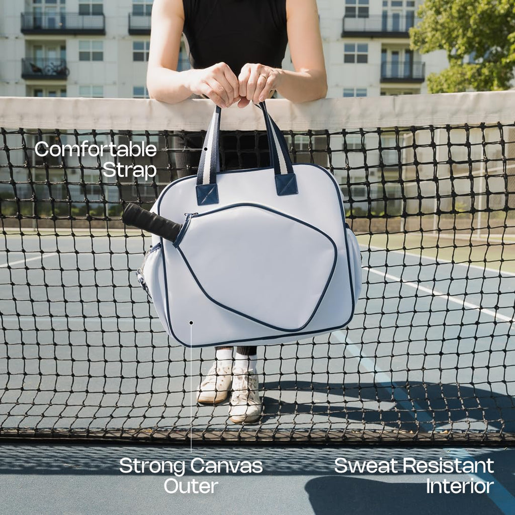 Premium Pickleball accessories - Adjustable Sling w/Side Pocket for Paddle- Fashionable Sport Bag for Women - Pickleball Bag for Women by Kryn