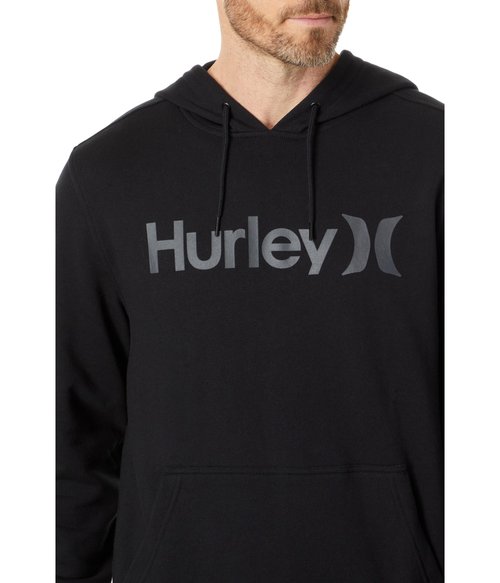 Hurley MFT0011590H010L One & Only Solid Fleece Pullover Hoodie Black 1 LG Black L