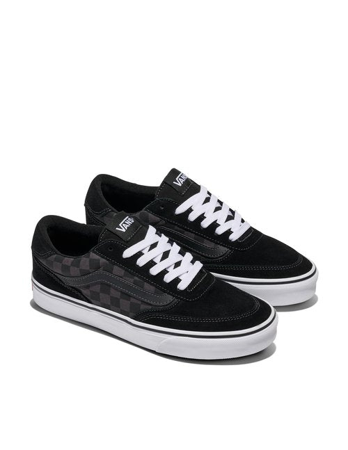 Vans Men's Brooklyn LS Shoe - Low-Top Fashion Sneakers for Casual Wear. Canvas Black/Asphalt. 13