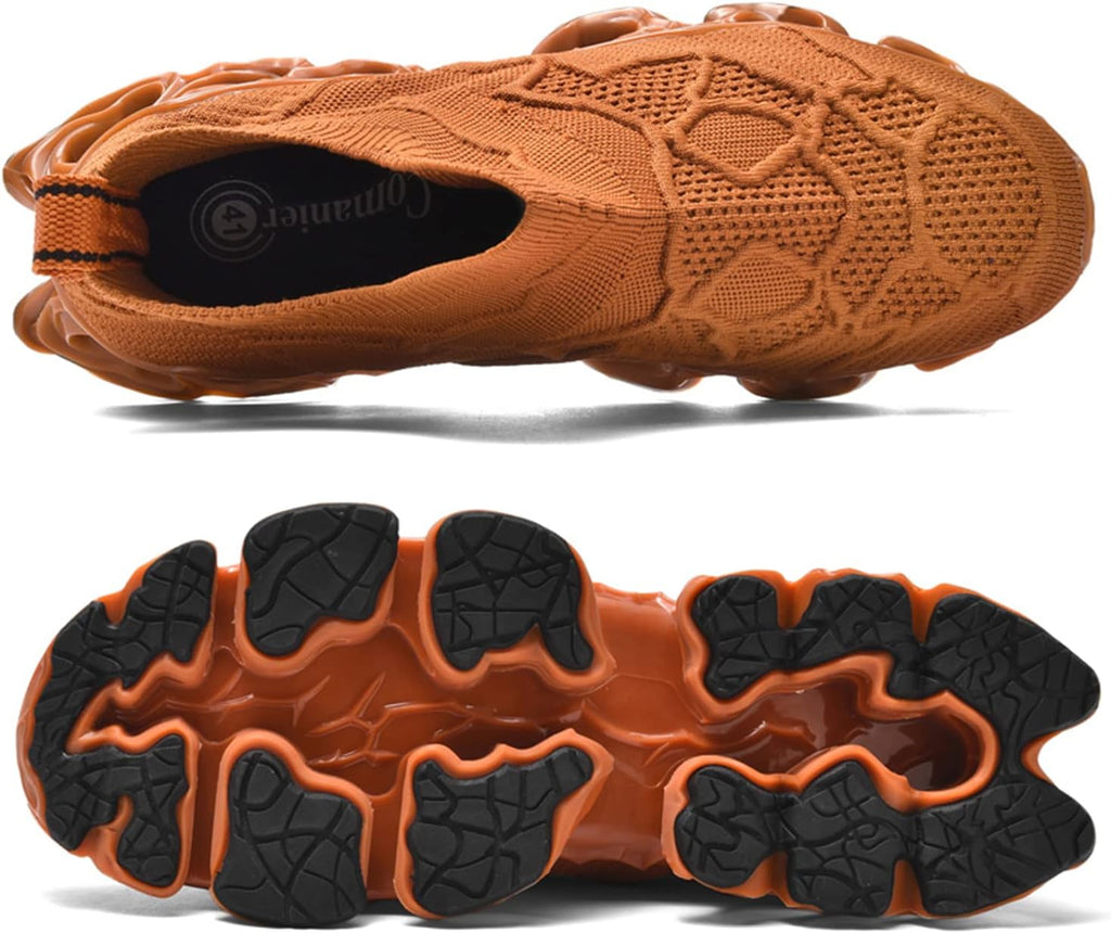 Poramea Unisex Slip-On Loafers - Lightweight Mesh Casual Athletic Sneakers for Walking & Jogging