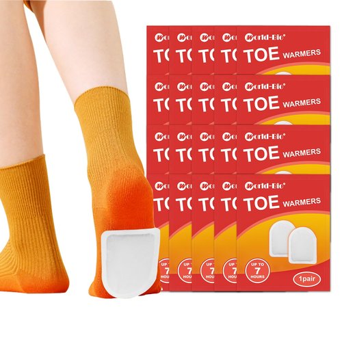 Foot Warmers for Feet, Feet Warmers for Women Men, Toe Warmers for Feet, Insole Foot Warmer Disposable, Ultra Thin, Air Activated, 20 Pair