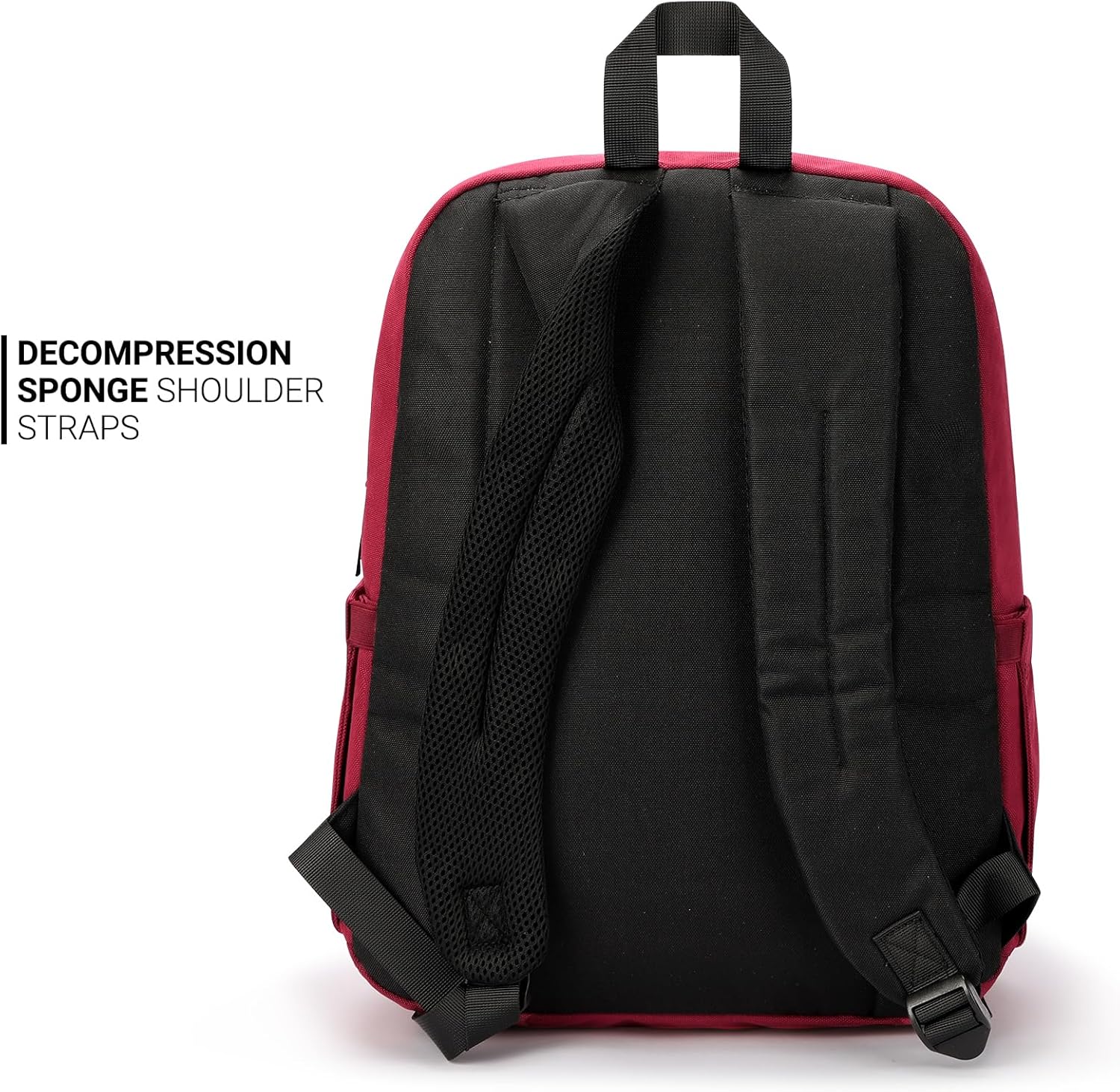 ZORFIN Water Resistant Backpack - Lightweight School & Travel Bookbag for Men & Women | Russet Red