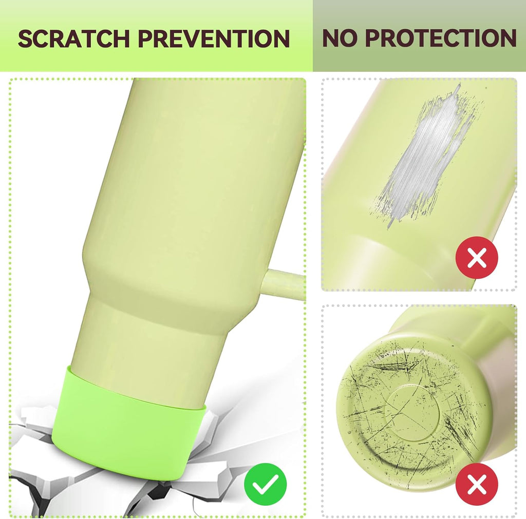 PICcircuit Silicone Bottoms for Stanley Boot | 2PCS for Quencher Adventure & Hydroflask Tumblers