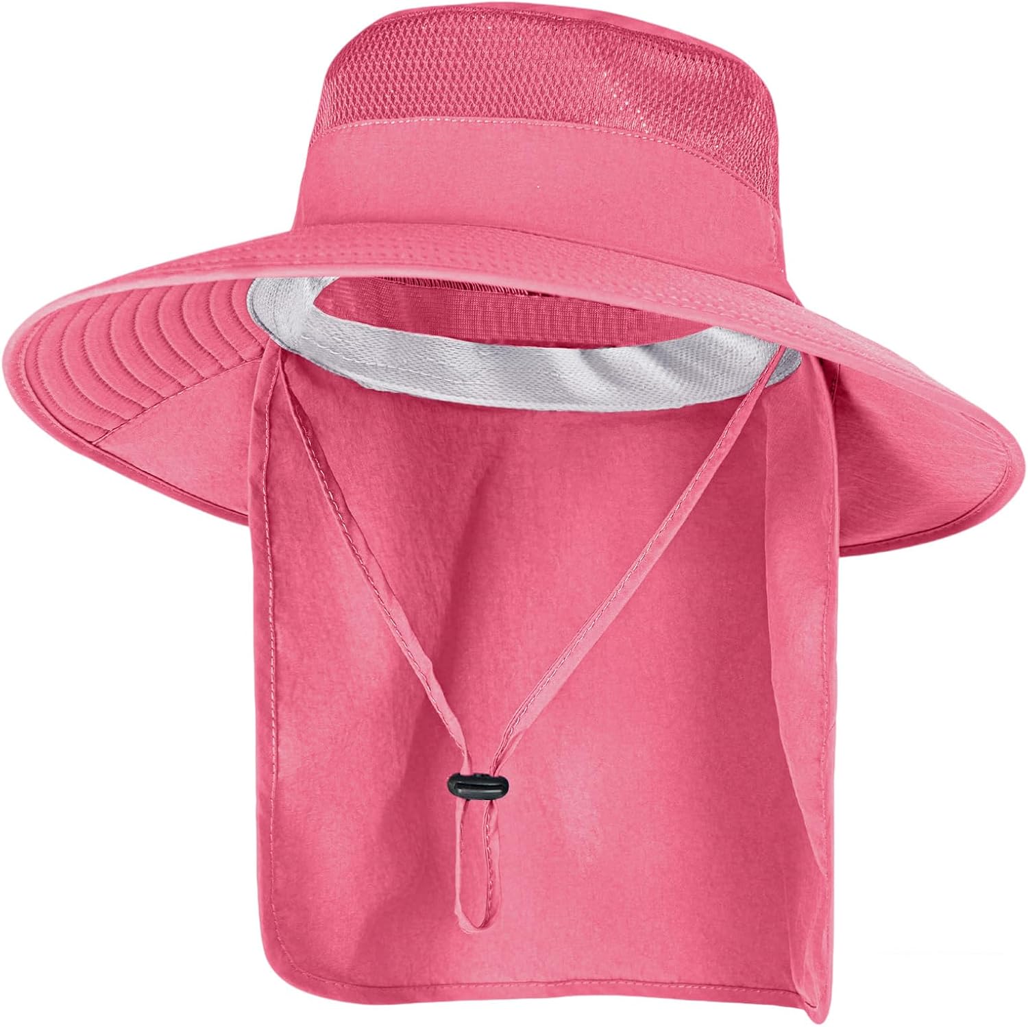 Skiennix Sun Hat | UPF 50+ Breathable Wide Brim Fishing Hat with Neck Flap for Summer UV Protection