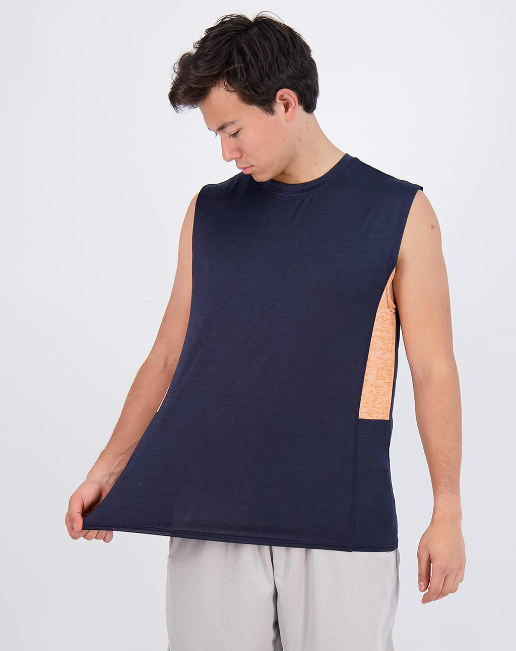 Real Essentials Men's Dry Fit Workout Tank Top - Sleeveless Athletic Shirt | Big & Tall Sizes Available