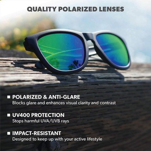 Knockaround Premiums Polarized Sunglasses - UV400 Protection for Men & Women | Stylish & Durable