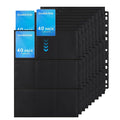 40 Pack 720 Pockets Trading Card Binder Sleeves 9 Pocket Pages - Black (Variation: Black Card Sleeves+9 Pocket 720)