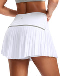 SANTINY Women's Pleated Tennis Skirt - High Waisted Athletic Golf Skorts with Pockets | Ideal for Workout & Pickleball