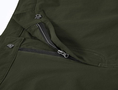 BASUDAM Men's Cargo Hiking Shorts - Lightweight, Quick-Dry Design with 6 Pockets for Camping & Travel
