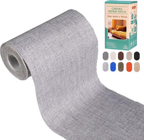 Canvas Repair Tape | Waterproof Fabric Repair Patch - Self-Adhesive 4" x 70" for Outdoor Gear