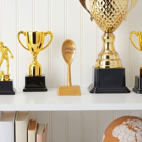 Juvale Cook Off Trophy - Mini Bronze Resin Spoon Award for Bake-Off & Chili Competitions | 2.5 x 6.2 x 1 in
