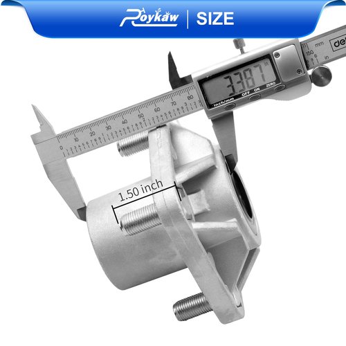Roykaw EZGO Front Wheel Hub Bearing Assembly with Dust Caps/Oil Seals/Bearings for 2001-up TXT & Medalist Golf Cart, Replaces OEM # 70895G01,L44643