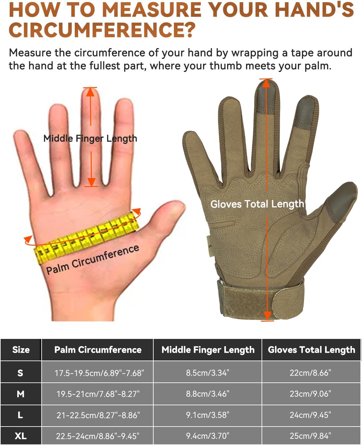 Skiennix Tactical Gloves - Touchscreen Military Combat Gloves for Men | Black Airsoft & Outdoor Use