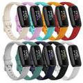 Farluya 10 Pack Compatible with Fitbit Inspire 3 Bands,Soft Sport Bands Silicone Replacement Wristband for Fitbit Inspire 3 Tracker Smart Watch for Women Men, Small