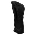 ProActive Sports Vintage Golf Club Head Covers for Fairway Woods| 3 Wood Headcover | Classic Leather Look | Black/Black