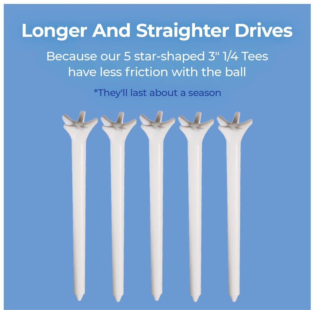 Tember Golf Divot Tool with Golf Ball Marker and Golf Tees 3 1/4 inch - Golf Gifts for Men - Golf Accessories for Women
