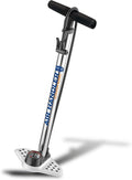 BIKETUBE Air Handler Bike Floor Pump - High Pressure Bicycle Pump with Industrial Gauge | Fits Presta & Schrader Valves, Kraton Grip