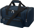 Skiennix Small Duffel Bag - 17-Inch Carry-On Weekender for Travel & Gym - Navy Color (17x10x9 in)