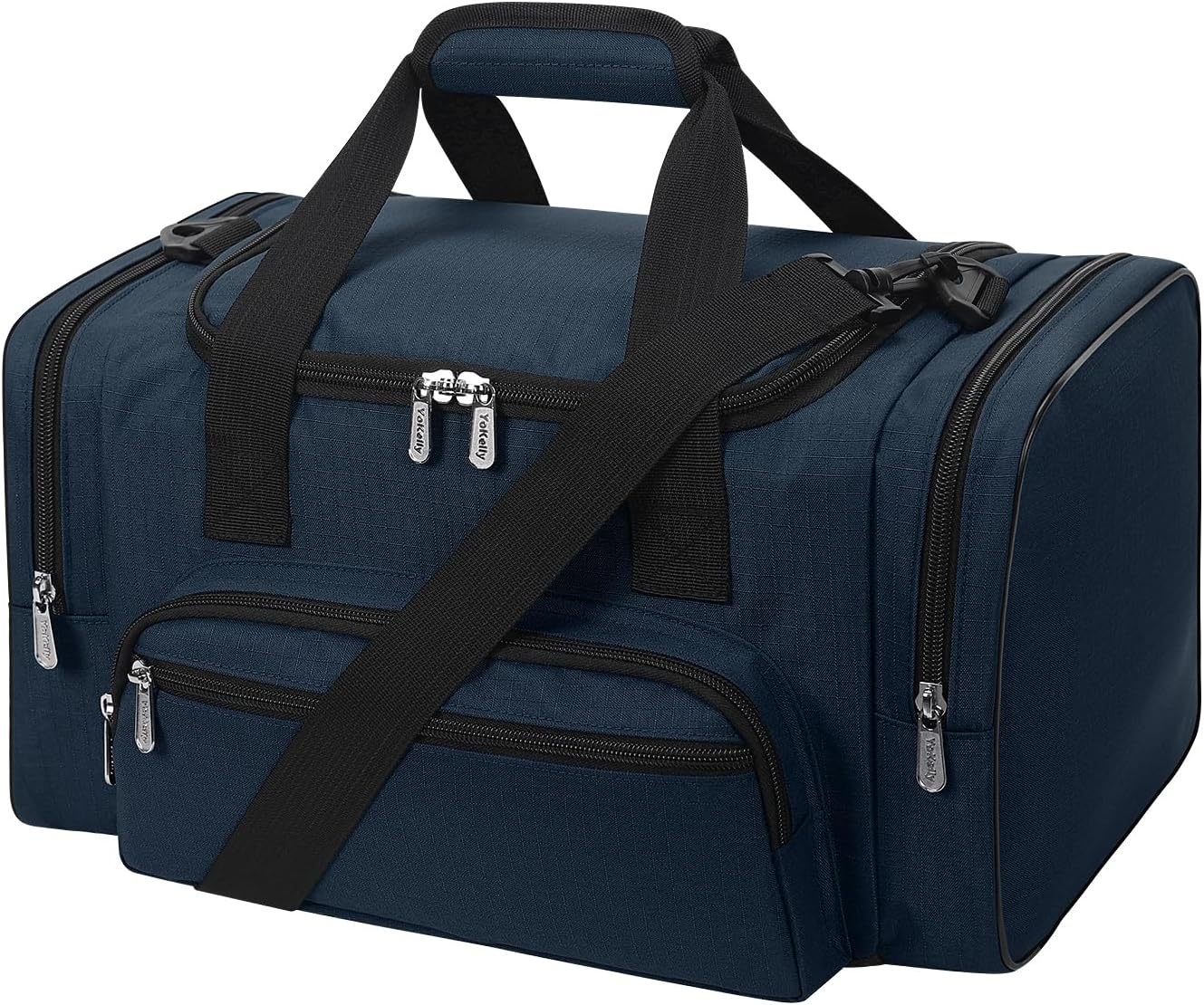 Skiennix Small Duffel Bag - 17-Inch Carry-On Weekender for Travel & Gym - Navy Color (17x10x9 in)