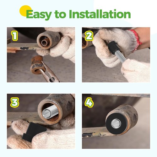 10L0L Golf Cart Complete Front Spring Bushing Sleeve Kit for Club Car Precedent 2004-up Golf Cart, Replacement OEM#102506401 102506601 102506301 102956201