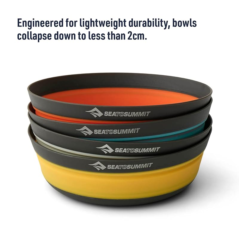 Sea to Summit Frontier Collapsible Bowl - Medium, Puffins Bill Orange (Variation of THIS listing)