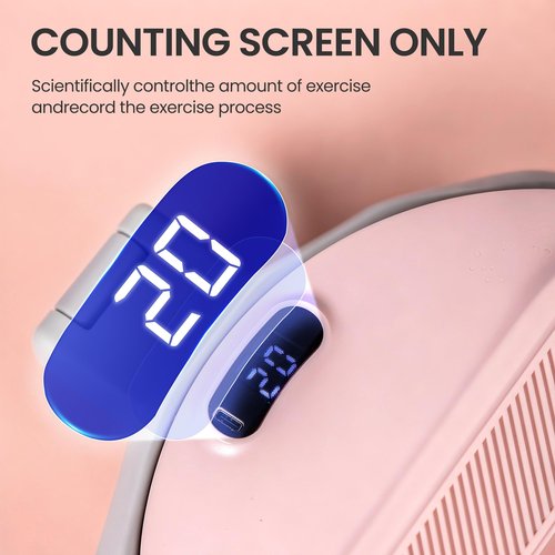 Tongdayi Waist Twister Machine, Foldable Ab Workout Equipment with 300 lbs Weight Capacity, Noiseless Ab Twister Board for Home Gym Exercise Equipment, Ab Machine for Women Men