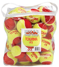 Tourna Low Compression Stage 3 Tennis Ball - 35 Pack for #Usta Quickstart