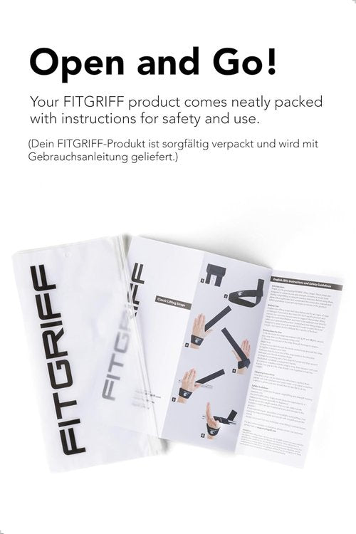 Fitgriff® Weightlifting Wrist Straps - Premium Cotton & Padded Support for Men & Women