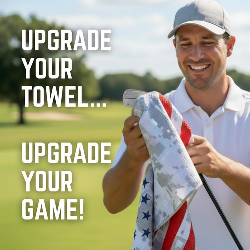 Pin Hunters Microfiber Golf Towel | Premium Waffle Towel with Clip | Large 31"×15.5" Towel for Golf Bags | Fun Gift for Wife | Stylish Golf Gear | Pink Blossoms Women's