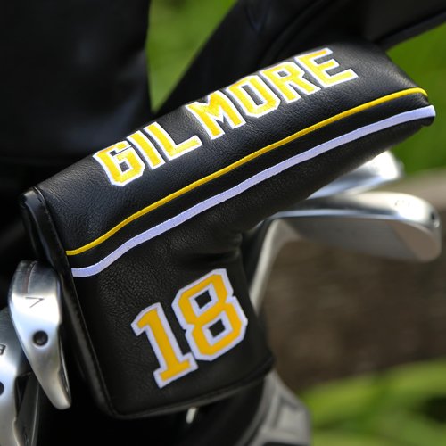 Golf Club Covers, Funny Leather Driver Headcover, Fairway Wood, 3 Wood, Hybrid, Fits Mallet Blade Putter Head Covers, Alignment Stick Cover, Headcovers Set (Blade)