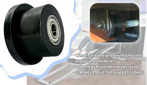 Huiteil Upgrade G-ym Replacement Wheel Rollers for Total Gym 1000, 1100, 1400, 1500, 1600, 1800, 1900, 1700 - Achiever, Platinum Plus/Pro and More