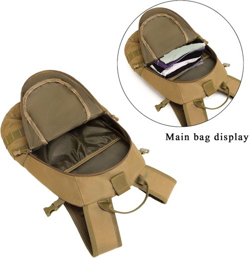 ArcEnCiel 15L Tactical Motorcycle Backpack - Versatile Rucksack for Outdoor Camping & Trekking