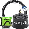 Reliable Bicycle Tube by [Brand Name] - 12 to 29 Inch Sizes with 32mm AV Schrader Valve & Tire Levers