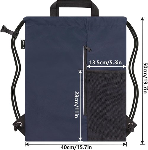 HOLYLUCK Drawstring Backpack - Versatile Gym Bag for Men & Women | Ideal for Beach & Sports Activities