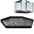 Tinideya 12.5 ft Removable Tent Floor Mat Tarp Waterproof Camping Tent Tarp Floor for Pop up Screen Tents, Gazebo, Hiking, Backpacking, Hammock, Beach Accessory