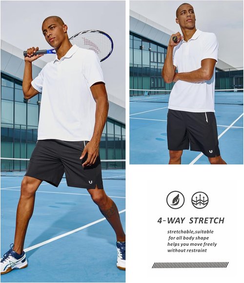 NORTHYARD Men's Athletic Running Shorts - Quick Dry Workout Gym Shorts in 5"/7"/9" Sizes