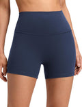 CRZ YOGA Biker Shorts - Butterluxe No Front Seam, High Waisted, Buttery Soft for Pilates & Workouts