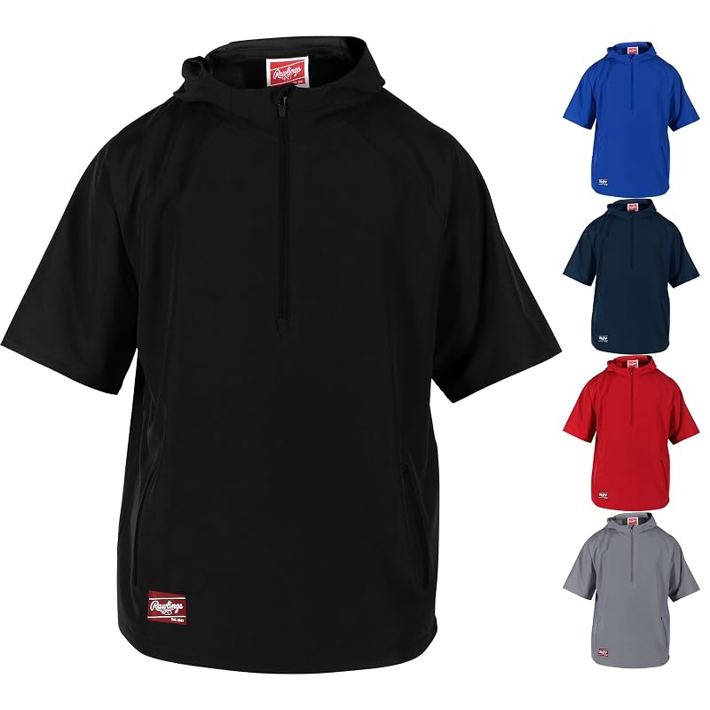 ColorSync Short Sleeve Hooded Cage Jacket - Large, Black