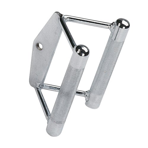 Body-Solid Tools (MB502) Seated Row Chinning Bar - Diamond Knurl Textured Grip for Home Gym System Ideal for Middle Back & Lower Lat Muscles Training, Fitness Exercise Equipment (Chrome)