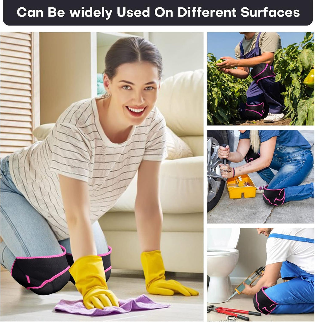 Skiennix Knee Pads for Men & Women - High Elastic Fabric for Safety in Construction & Gardening | Durable Protection