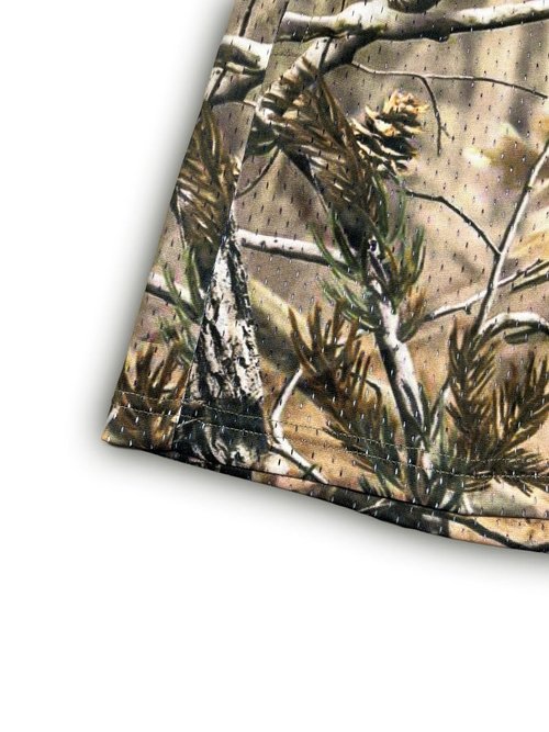 Sooluness Mesh Real Tree Camo Basketball & Beach Shorts Summer Clothes Streetwear Outfits Sports Running Gym Workout (US, Alpha, X-Large, Regular, Regular, Brown)