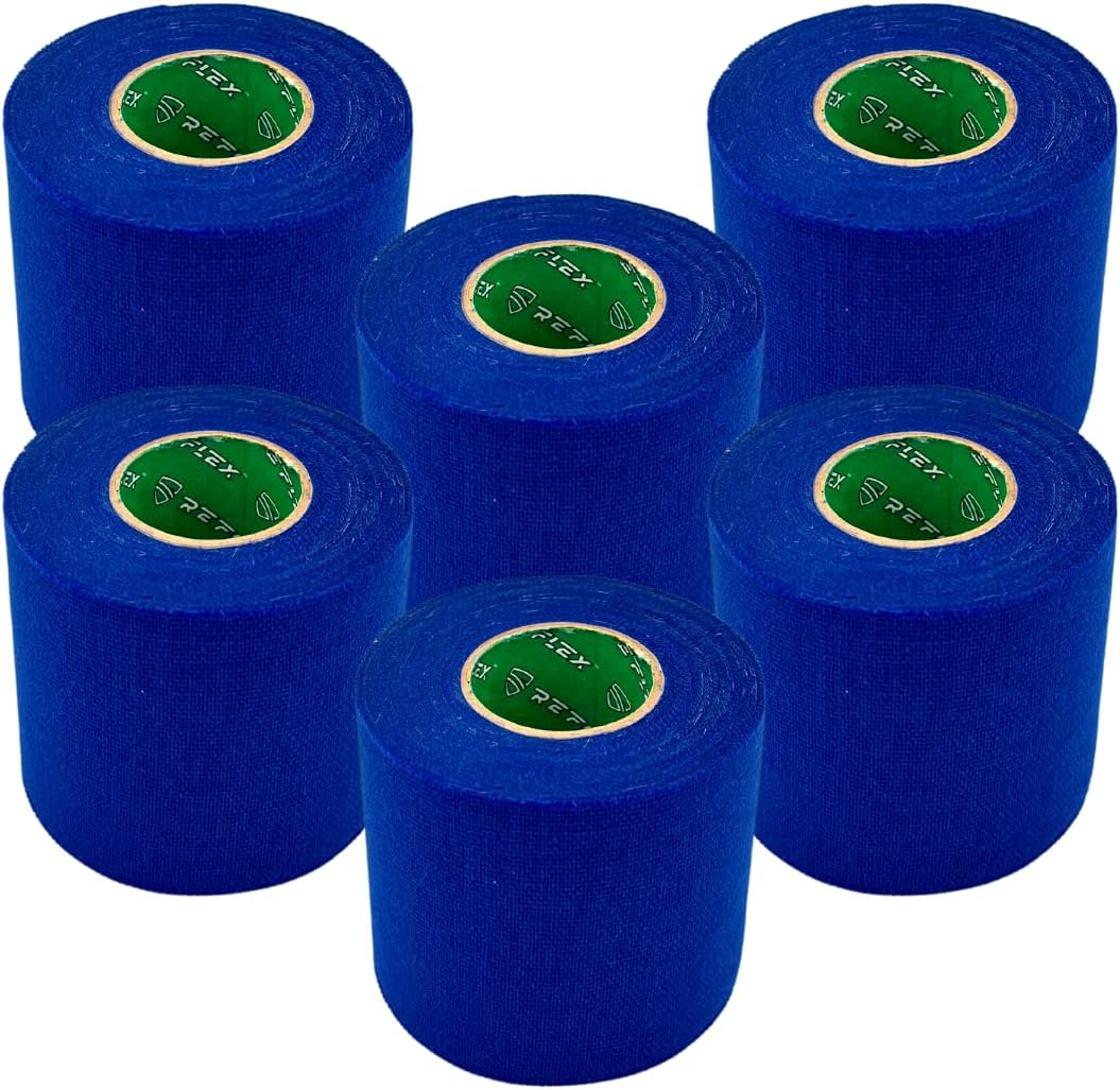 Shield Cleat Spatting Tape - Flexible Athletic Ankle Tape, Tear by Hand, Made in USA | 6 Pack