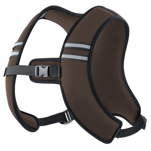 ZELUS Weighted Vest, Washable Z-Fit Soft Iron Weighted Vest for Women and Men, 5/10/15 lb Weight Vest with Reflective Strips & Adjustable Straps, Ultra Thin Weight Vest for Gym Strength Training, (5lb) Brown