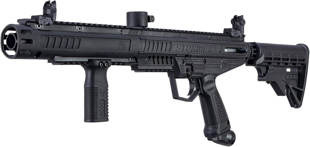 Tippmann Stormer Tactical Marker - Sleek Black Design for Enhanced Performance
