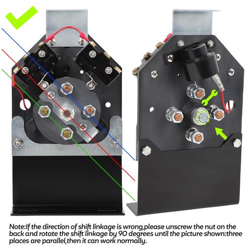 Golf Cart Forward and Reverse Switch Assembly, Compatible with 1994-Up EZGO TXT Electric Golf Carts, Replaces OEM# 70578-G01 70578-G02 70578G01 70578G02 73036-G01 73036G01