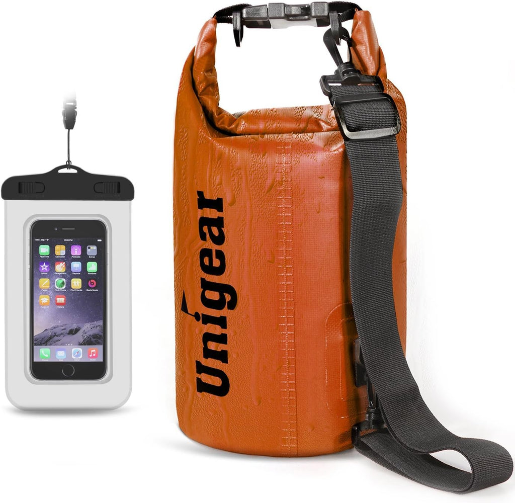 Unigear Waterproof Dry Bag - Lightweight Floating Design for Kayaking, Boating, Fishing | 2L/5L/10L/20L/30L/40L