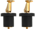 Brass Boat Plug by [Brand Name] - Durable 3/4 Inch Snap Handle Drain Plug for Marine Use