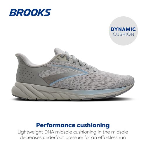 Brooks Women’s Anthem 7 Neutral Running Shoe - Antarctica/Harbor Mist/Skyway - 9 Medium