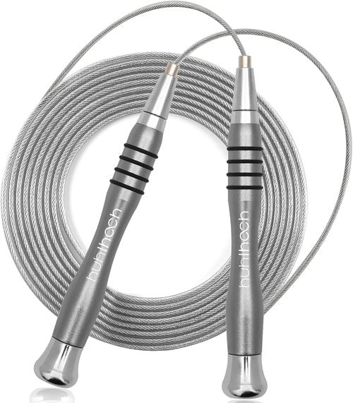 High Speed Jump Rope - Weighted Design with 360° Rotation | Includes 2 Speed Cables for Optimal Fitness Training