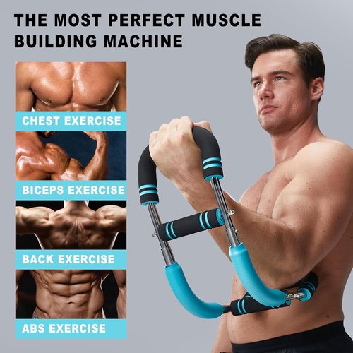 HOTWAVE Twister Arm Trainer - Adjustable Chest & Arm Exerciser for Home Fitness | Portable Upper Body Strength Kit